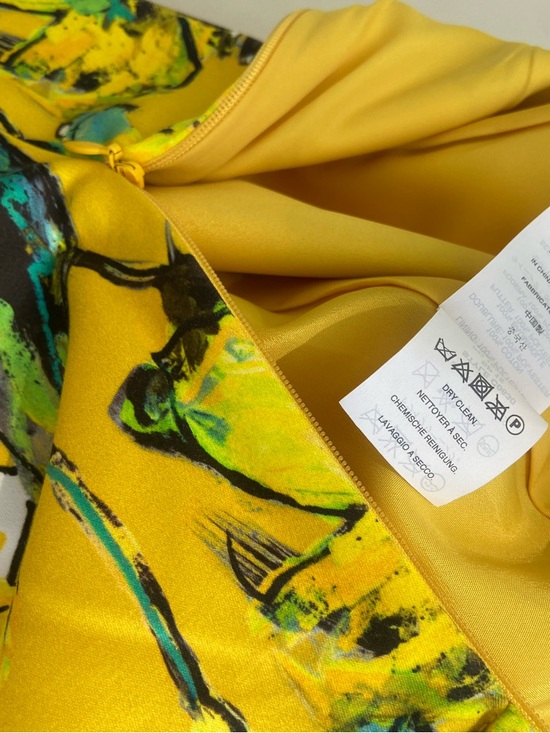 J. Crew Collection Yellow Floral Pencil Skirt - Picture 5 of 5